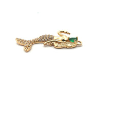 Mermaid Charm, Gold Plated, Sku#M3112