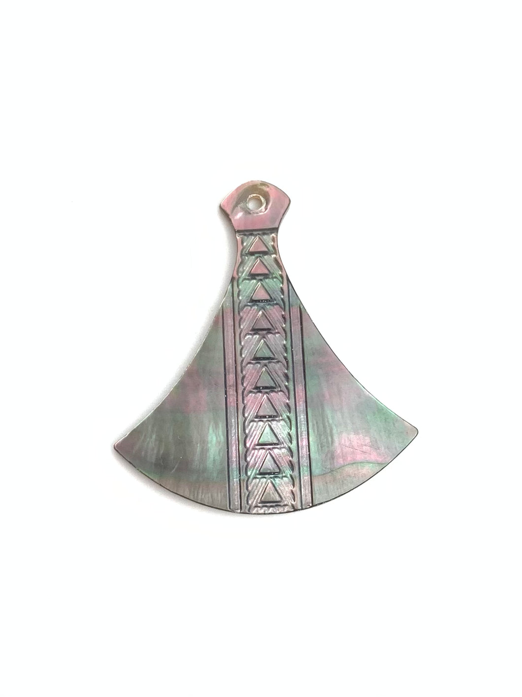 Mother of Pearl Carved Charm Sku#M3570