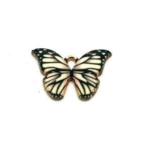 Butterfly Charm, Gold Plated, Sku#M3193