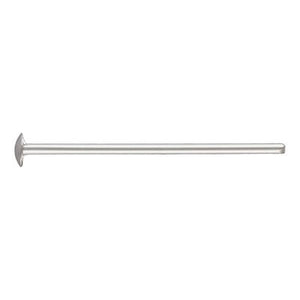 24ga Headpin .020x.50"(0.50x12.7mm) 060" Head, 14k gold filled Sterling Silver,. Made in USA. #4005372