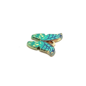 Butterfly Charm, Gold Plated, Sku#M3194