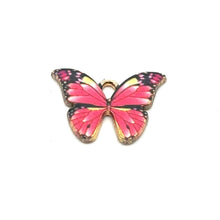 Butterfly Charm, Gold Plated, Sku#M3192