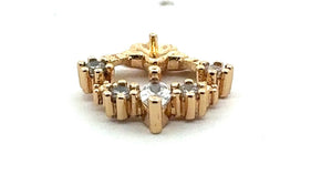 Stunning charm, Gold plated with Cubic zirconia, SKU#M3134