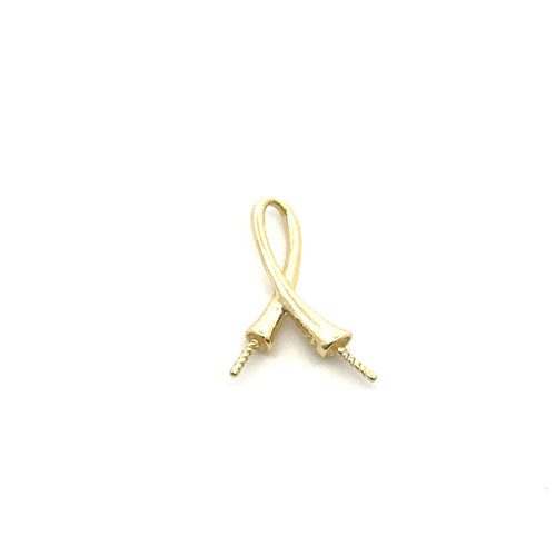 Gold plated double peg bail, SKU#M3726G