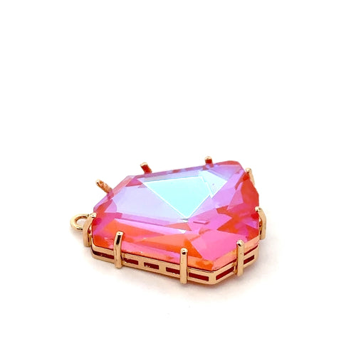 Gorgeous gold plated charm SKU#M3146pink