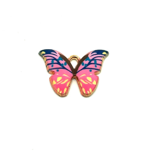 Butterfly Charm, Gold Plated, Sku#M3195