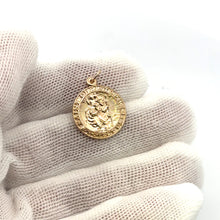Saint Christopher Pendant, 1733C, 14k Gold Filled