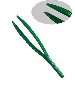 Green Plastic Tweezers