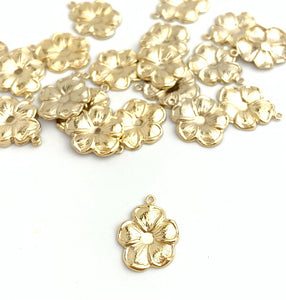 14k Gold Filled Flower Drop Sku#400C48R