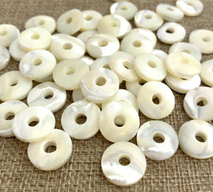 Mother of Pearl Donut Beads Sku#M557