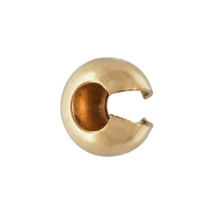 4.0mm Crimp Cover, 14k gold filled. Made in USA. #4004840CCB100
