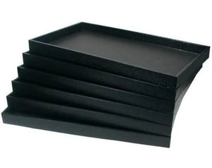 Leathered Trays - Black