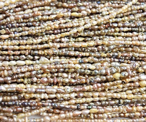 Natural Pearl Strands from Mexico Pinctada Mazatlania strands GIA
