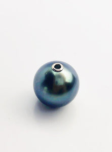 14K White Gold 2.0mm Bead Grommet with 1.5mm Hole