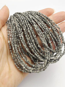 Rough Gray Diamond Gemstone Beads, Full Strand, 16"