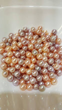 Edison 8mm to 13mm Pearls, Peach colors (115)