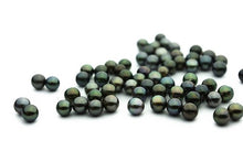 Small 7mm Tahitian Pearls, Round Dark Loose Pearls (105)