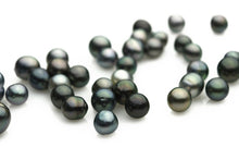 Oval Mid-dark Tahitian Loose pearls 8-9mm (Lot #102)