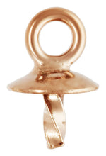 3.0mm Cup & Twist Peg Drop RGP, 14k Rose Gold filled. Made in USA. #4805881DIC