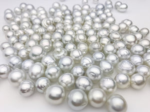 Silver South Sea, AA, 10mm to 15mm, SB, Loose Pearls (198)