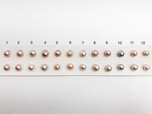 6-7mm Edison AA Loose Matched Pearls, Pink and Peach, 7mm Round (319)