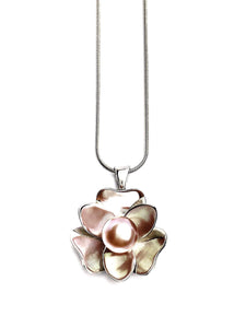 Sterling Silver Pearl Pendant Setting - SP51. Setting only. No pearl included.