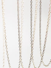 Bulk Quantity - 22" 925 Sterling Silver Anti Tarnish Alloy - 1mm Round Cable Chain Necklaces