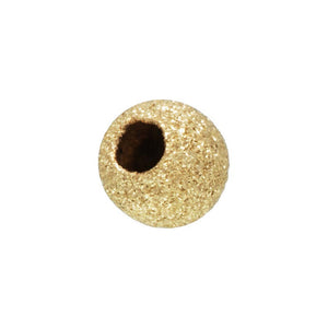 2.5mm Stardust Bead 1.0mm Hole, 14K Gold Findings, Made in U.S.A., #4004725S