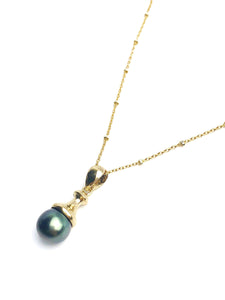 Pearl Pendant Setting - 14K Yellow Gold, Rose Gold, White Gold - Setting only. No pearl included. TP27.