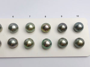 9mm Tahitian Pearls Round, AA, Loose Matched Pairs 9mm (589)