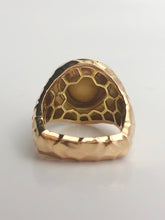 18K Gold - Natural Conch Pearl - Statement Ring - Size 10.5 - Handmade
