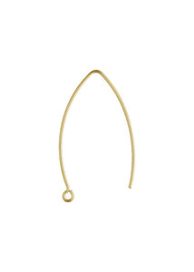 32.0mm V Shape Ear Wire .030" (.76mm), 14k gold filled. Made in USA. #4006456