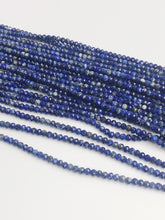 HALF OFF SALE - Blue Lapis Gemstone Beads, Full Strand, Semi Precious Gemstone, 15"
