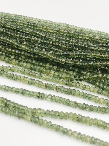 HALF OFF SALE - Green Apetite Gemstone Beads, Full Strand, Semi Precious Gemstone, 15