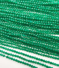 HALF OFF SALE- Green Onyx Gemstone  Beads, Full Strand, Semi Precious Gemstone, 13"