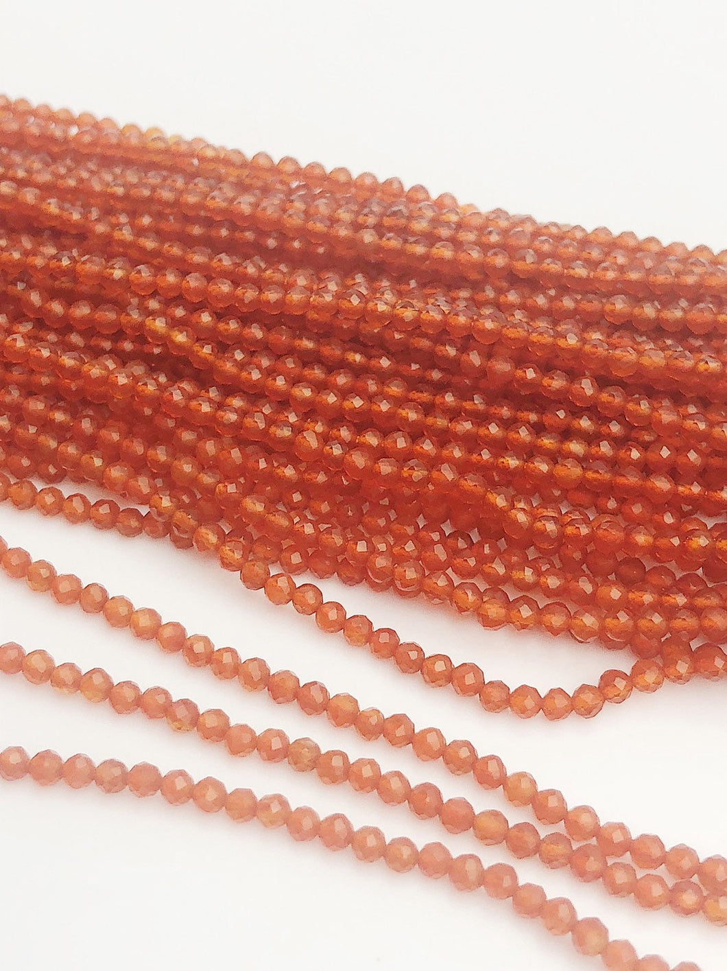 HALF OFF SALE - Coraline Gemstone Beads, Full Strand, Semi Precious Gemstone, 13