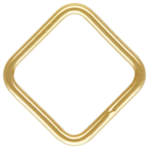 Square Jump Ring (.81x8.0x8.0mm) CL,  14k gold filled. Made in USA. #4004487SQC