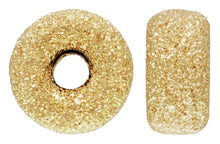 5.0mm Stardust Rondelle 1.4mm Hole, 14k gold filled. Made in USA. #4004550S