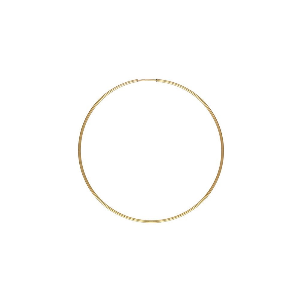 1.25x65mm Endless Hoop, 14k gold filled. Made in USA. #4011765
