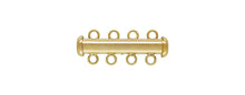 4.3x26.0mm Tube Clasp 4 Row, 14K Gold Filled, Made in USA. #40035804R