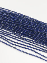 HALF OFF SALE - Blue Lapis Gemstone Beads, Full Strand, Semi Precious Gemstone, 13"
