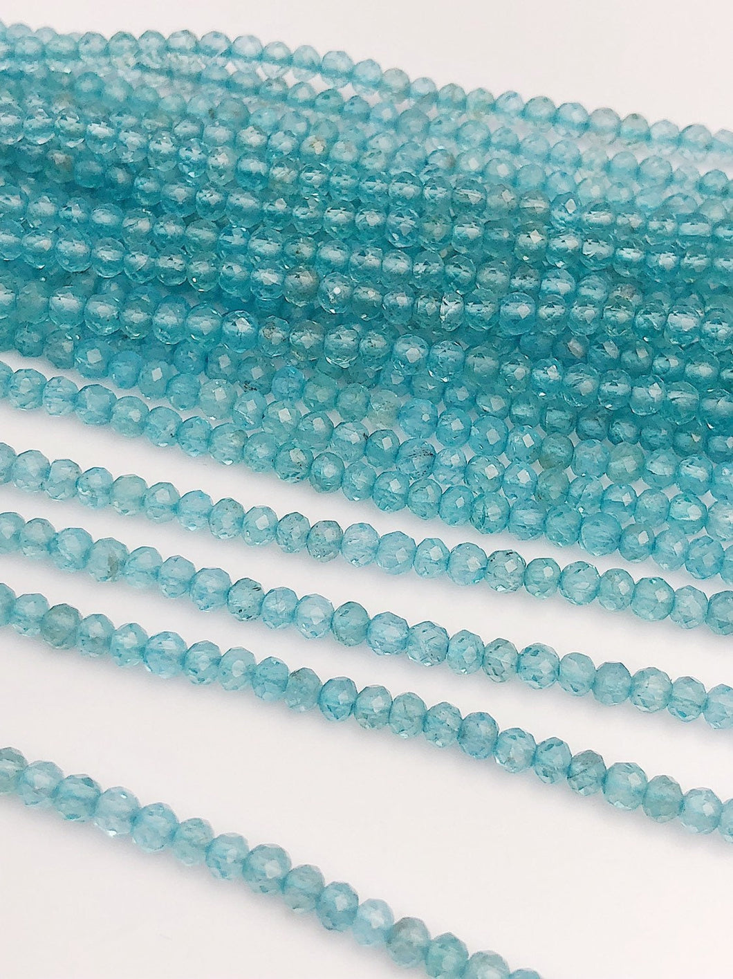 HALF OFF SALE - Blue Appetite Gemstone Beads, Full Strand, Semi Precious Gemstone, 13
