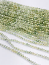 HALF OFF SALE - Prehnite Gemstone Beads, Full Strand, Semi Precious Gemstone, 13"