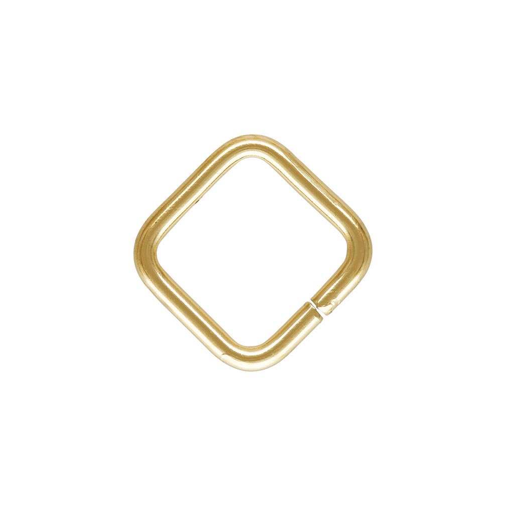 Square Jump Ring 20.5ga (.76x6.0x6.0mm), 14k gold filled. Made in USA. #4004481SQ