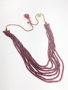 HALF OFF SALE - Ruby Gemstone Beads, 7 Strands Total