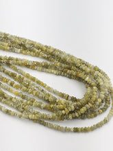 Natural Yellow Diamond Chip Gemstone Beads, Full Strand, 16"