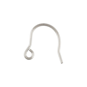 Ear Wire .028" (0.71mm), Sterling Silver. Made in USA. #5006405
