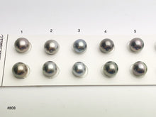 9-9.5mm Tahitian Pearls Round, AAA, Loose Matched Pairs 9mm (808)