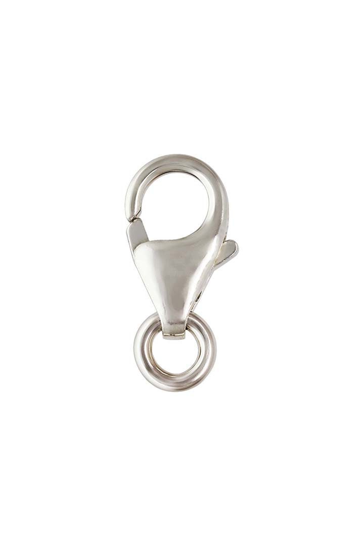 Extra Small Trigger Clasp w/ Ring (4.0x7.0mm), Sterling Silver. Made in USA. #5001825R