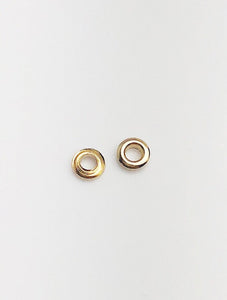 5mm, 14k Gold Filled, Grommett for pearls or gemstones